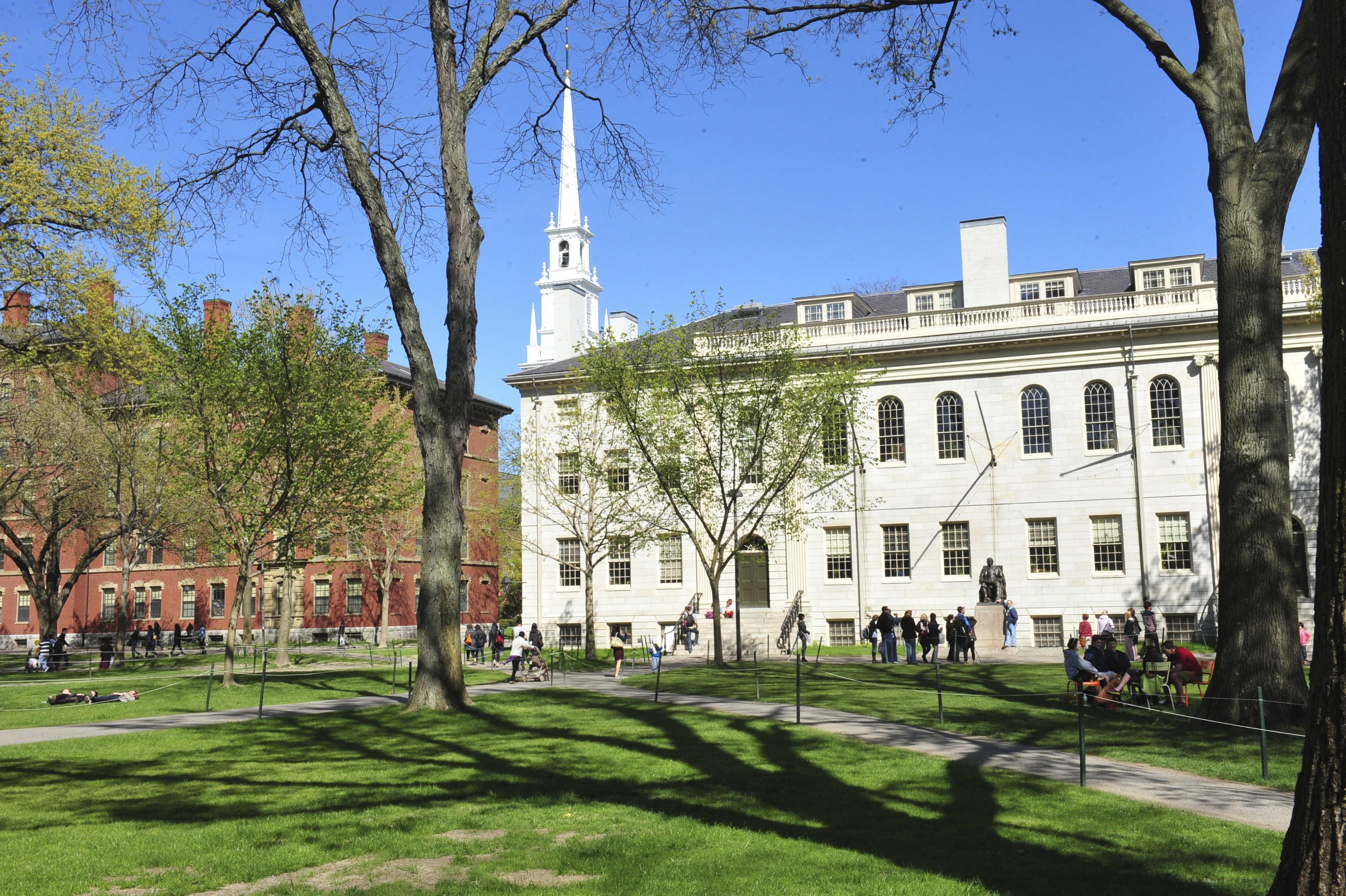 哈佛大学校园全景图图片